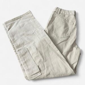 Beige Casual Pants